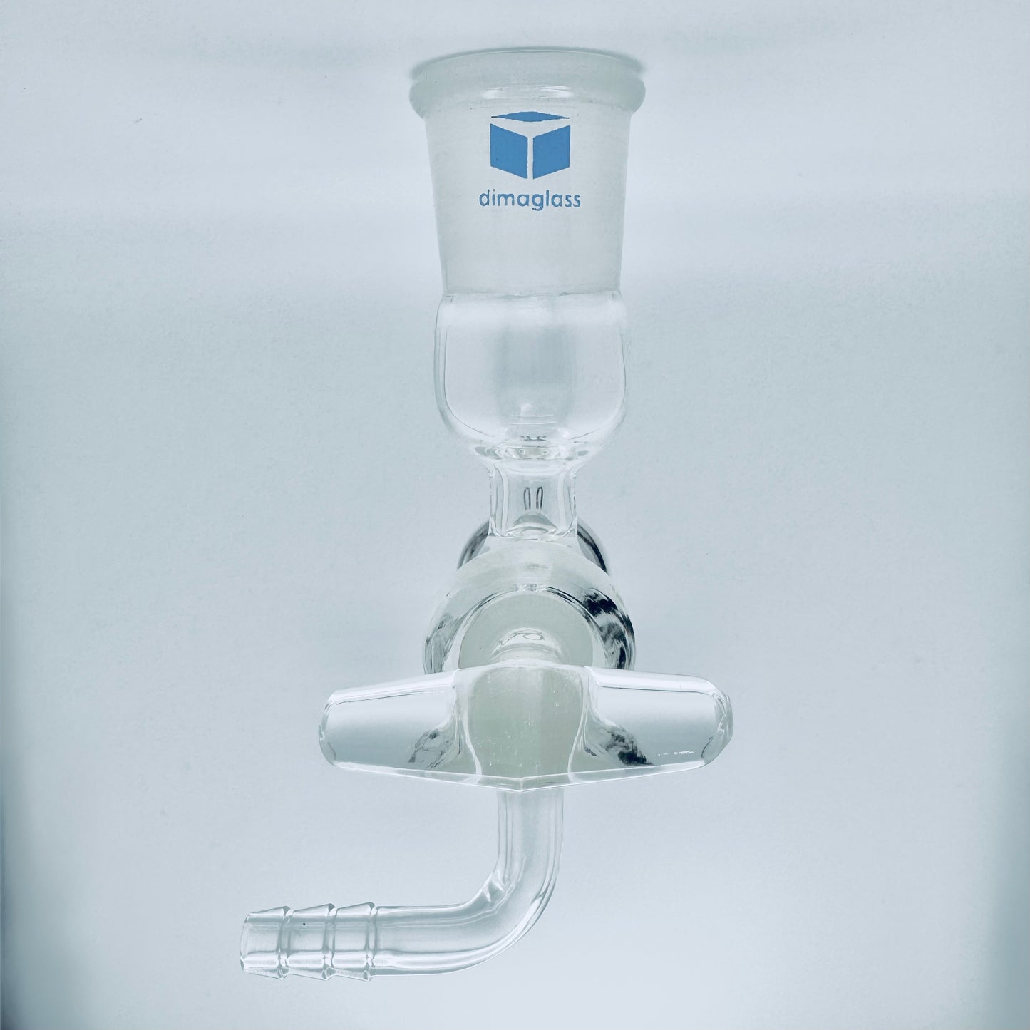 Adapter, Flow Control, Glass Stopcock, 90 Deg 14/20 Joint Size