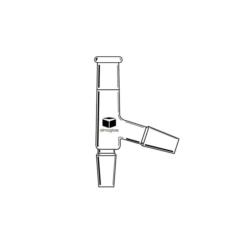 Adapter, Distillation Connecting 19/22 Top, 19/22 Bottom, 19/22 Side