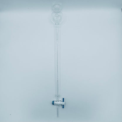 Chromatography Column, Teflon Stopcock, Fritted Disc, w/Reservoir 500 mL, 1.4 (35) x 12 (305) in.(mm), Ball Joint Size 35/20
