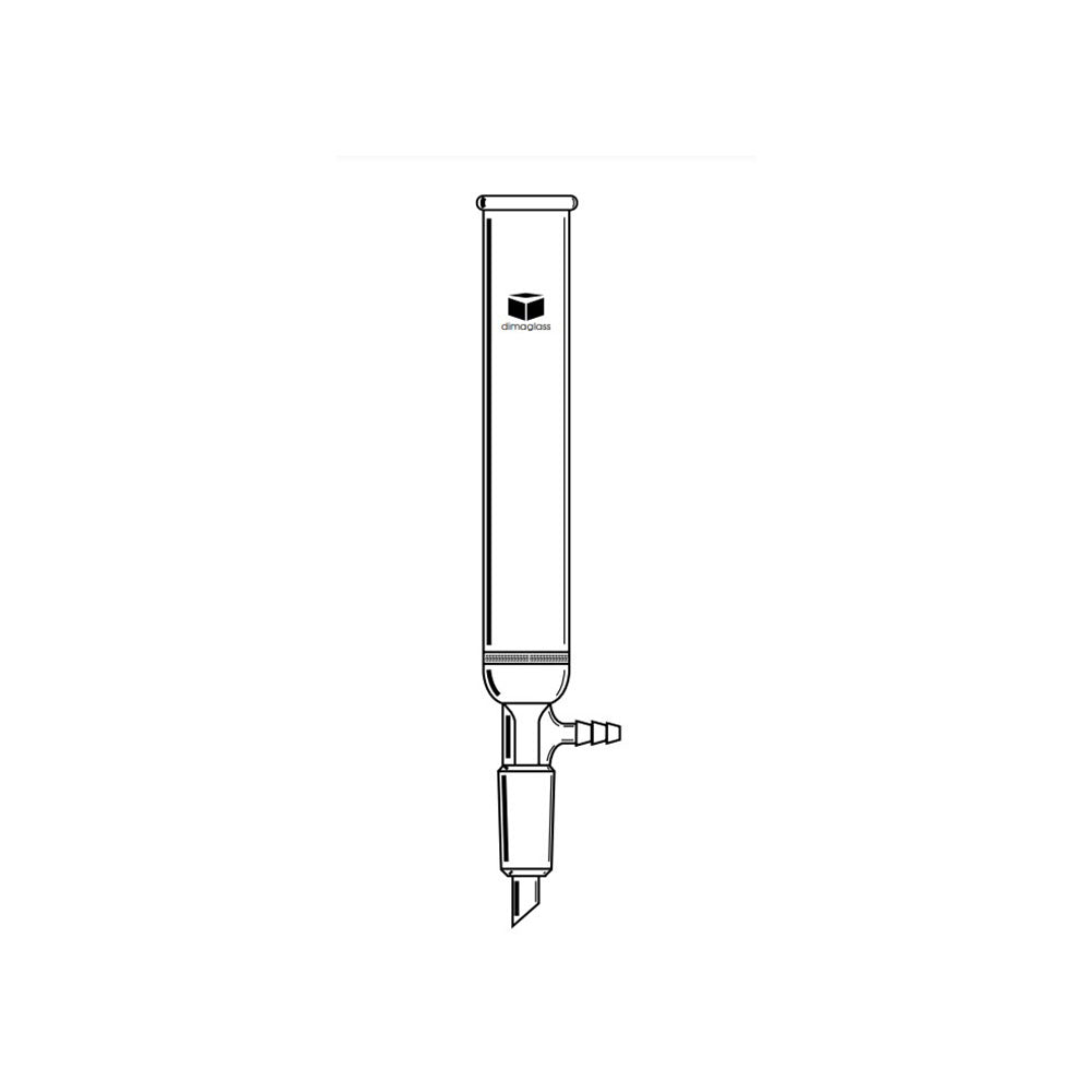 Column/Funnel, Standard Taper Joint 24/40, 40 mm Disc, 1.6 (40) x 200 in.(mm)