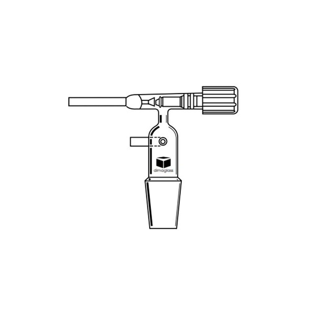 Flow Control Adapter, Chromatography, Standard Taper Joint 45/50