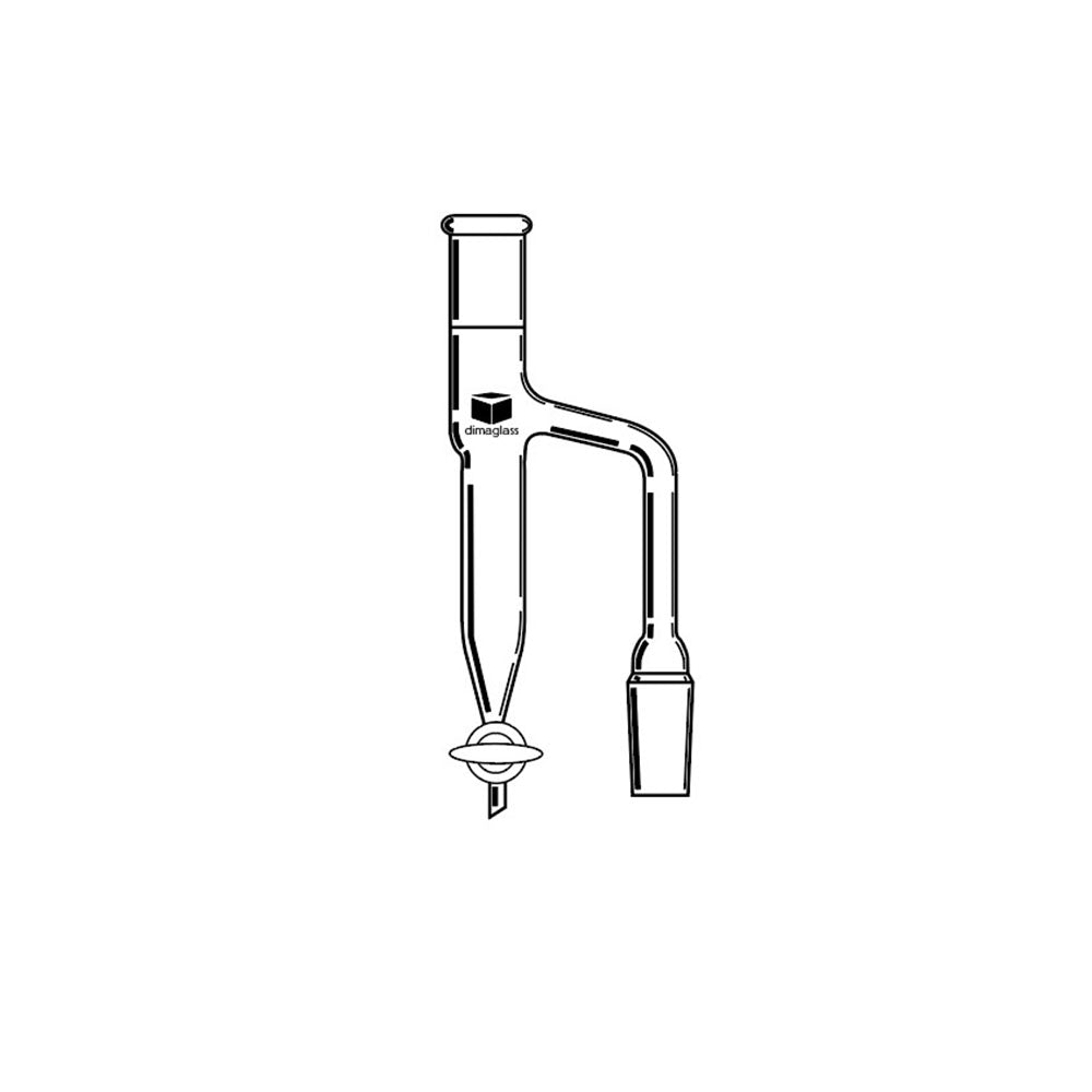 Distilling Receiver, Moisture Test, Dean & Stark, Glass Stopcock 14/20, 5 mL