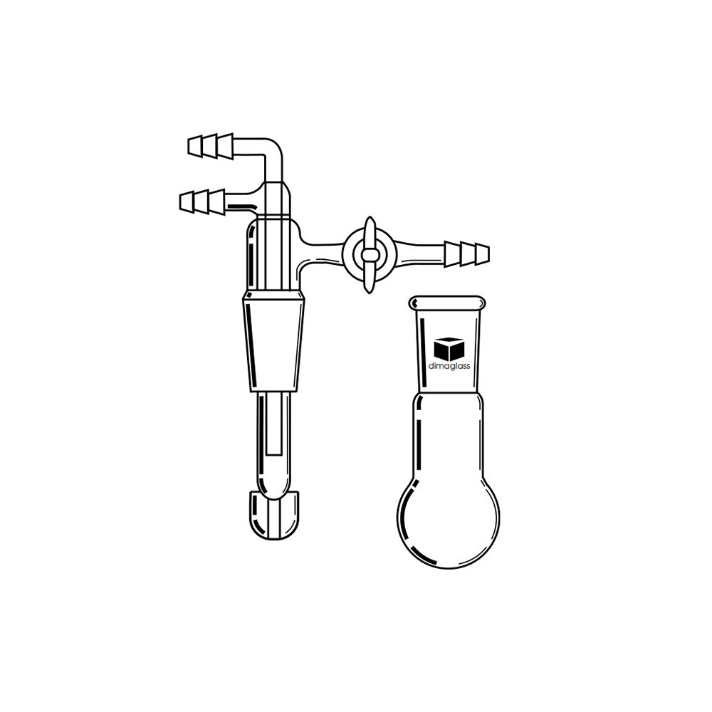 Sublimation Apparatus, Glass Stopcock, Micro, Complete Kit