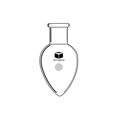 Flask, Single Neck, Pear Shaped 14/20, 5 mL