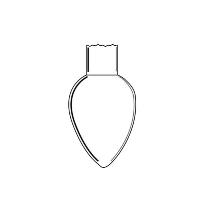 Flask Blank, Single Neck, Pear Shaped, 250ml