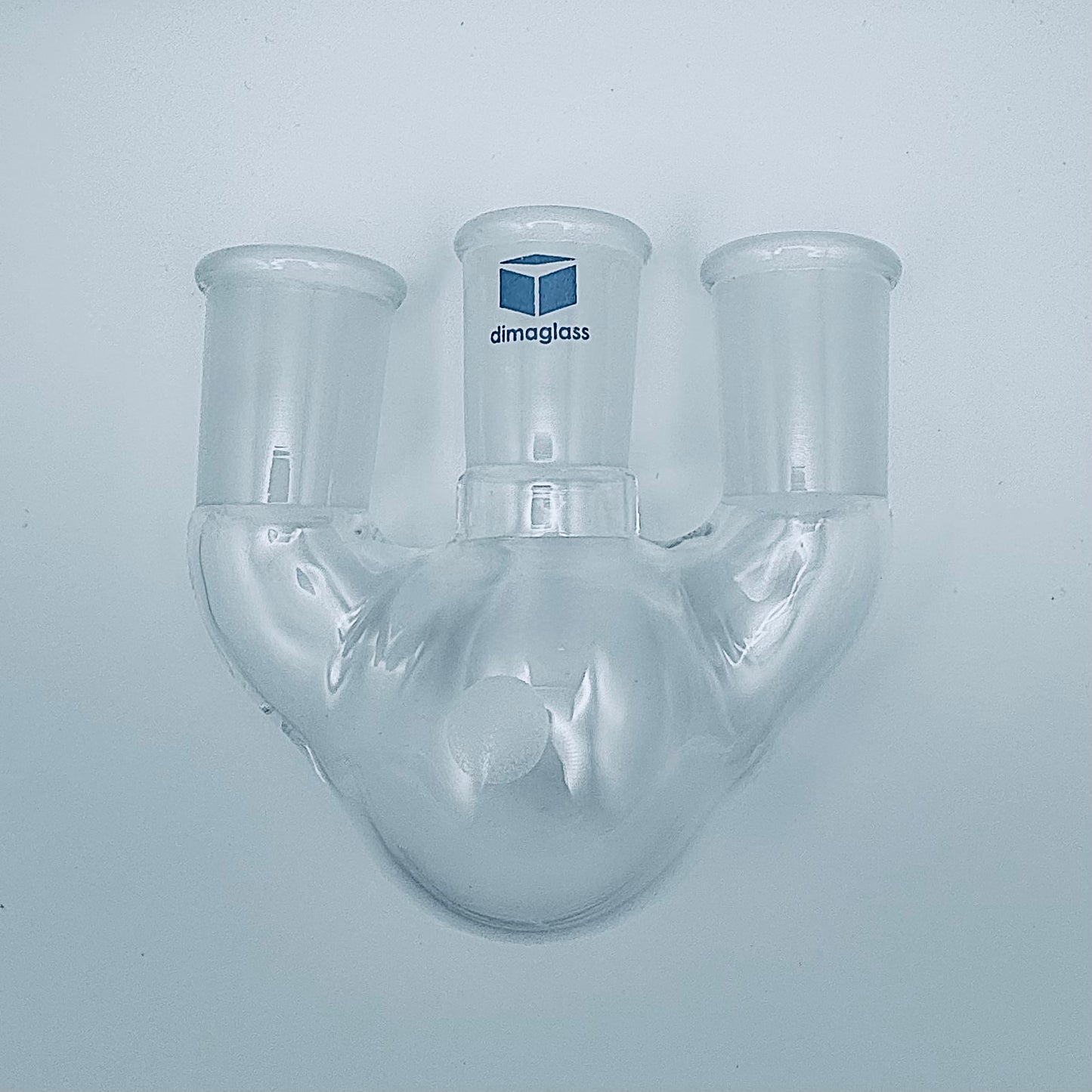 Flask, Three Neck, Vertical Center 14/20, Side 14/20, 100 mL