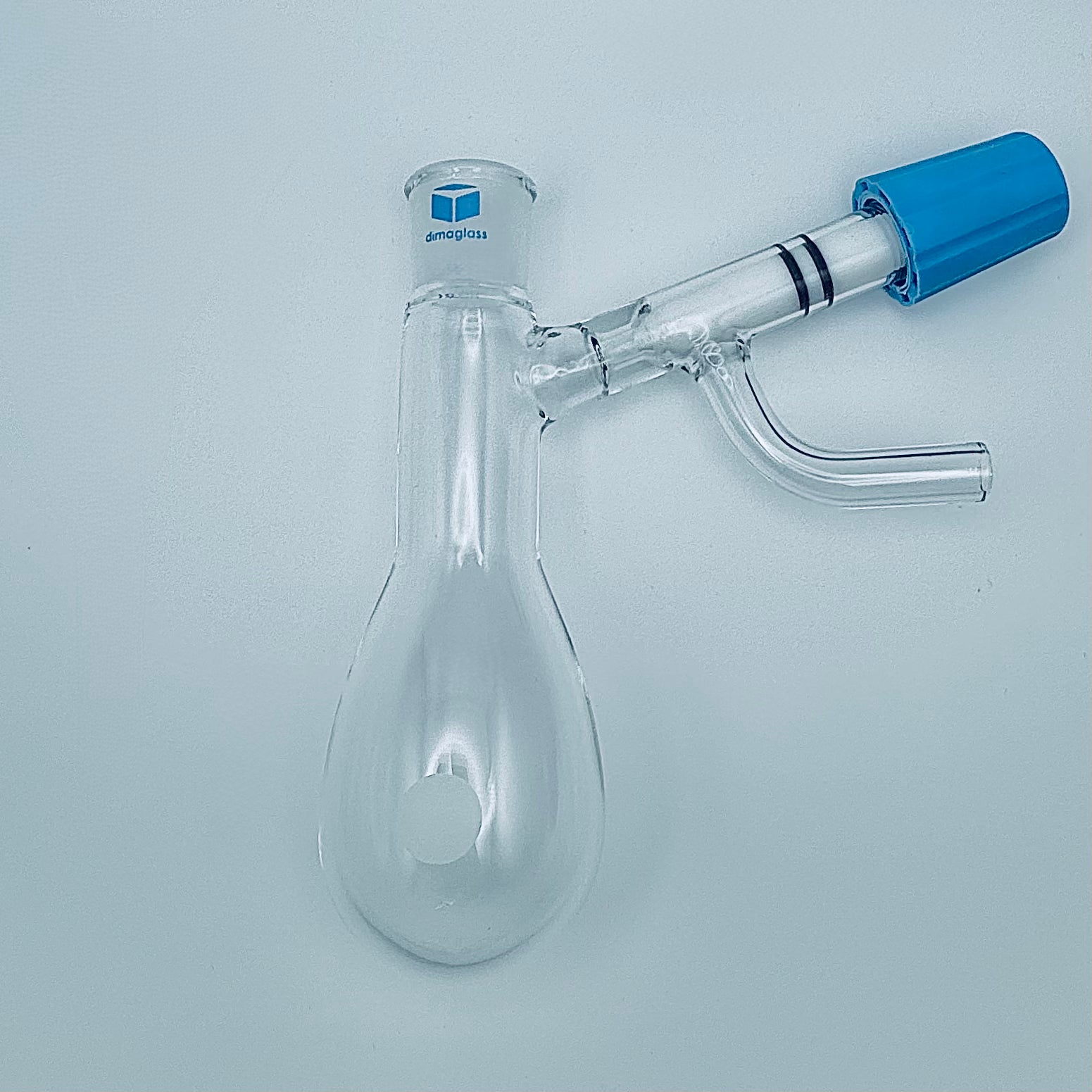 Flask, Schlenk Tube,Standard High Vaccum Valve 14/20, 100 mL