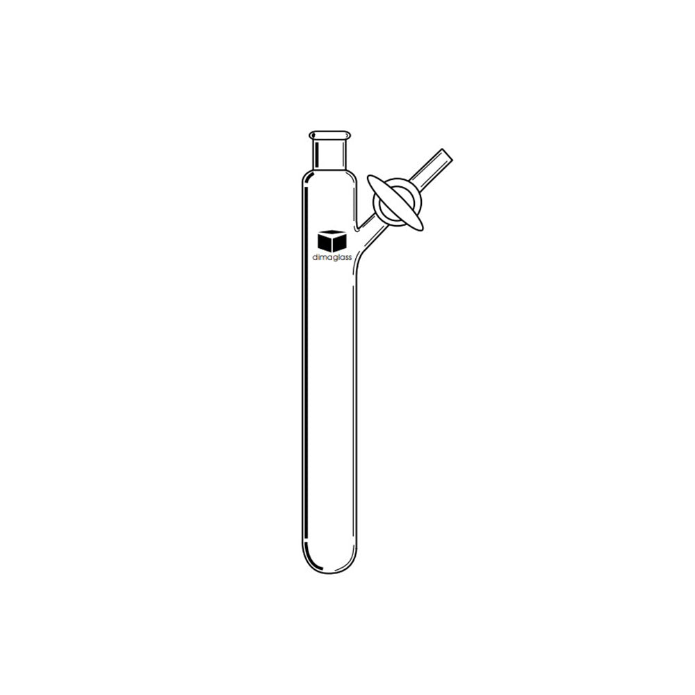 Flask, Reaction Tube, Glass Stopcock 24/40, 200 mL