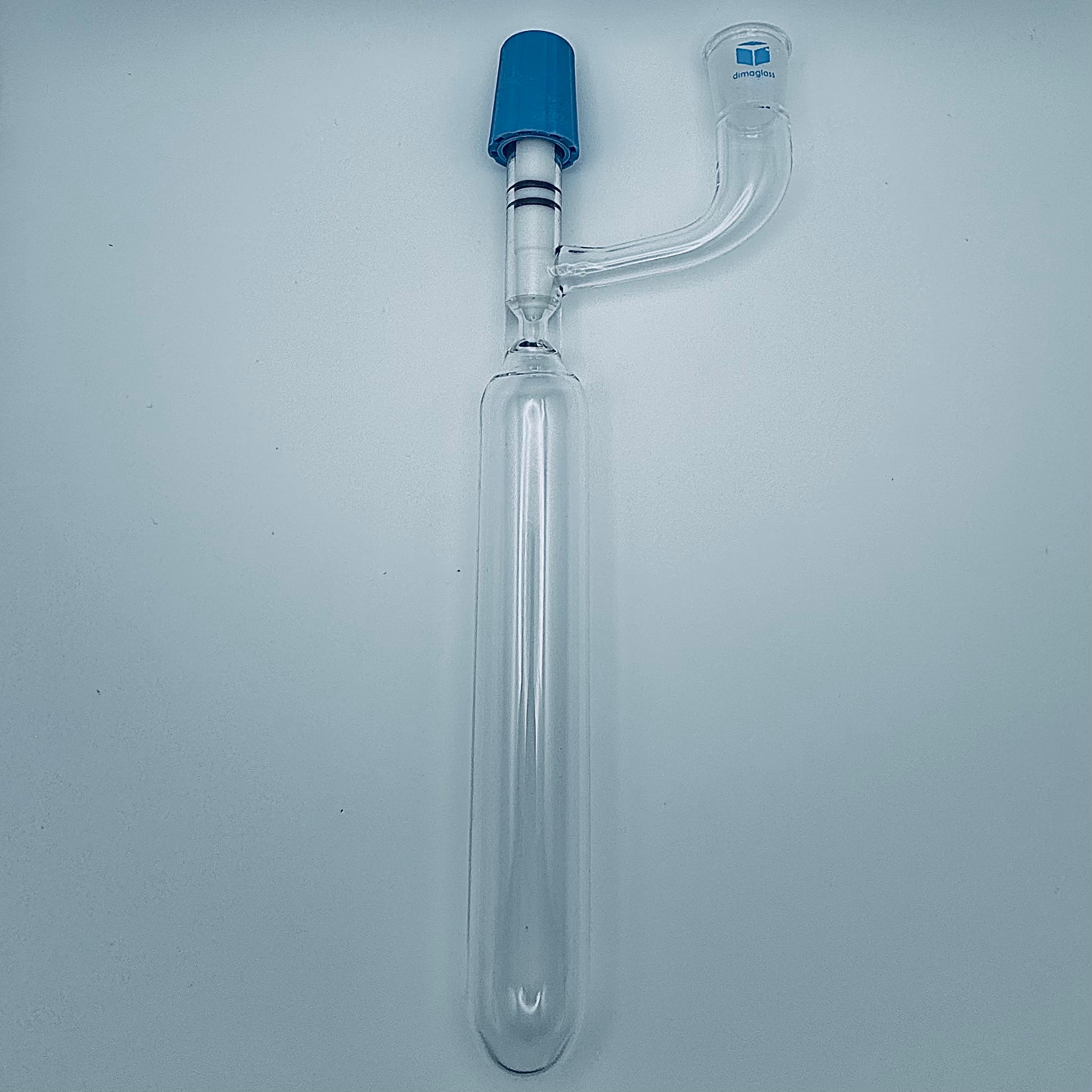 Flask, Reaction Tube, Standard High Vaccum Valve 14/20, 100 mL