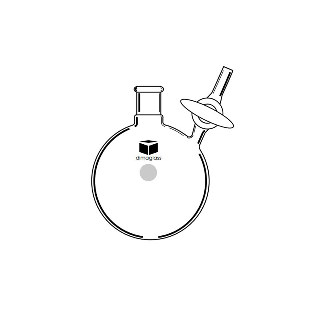Flask, Reaction, Glass Stopcock 14/20, 250 mL