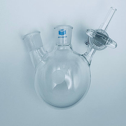 Flask, Reaction, 2-Neck, Glass Stopcock 14/20, 100 mL