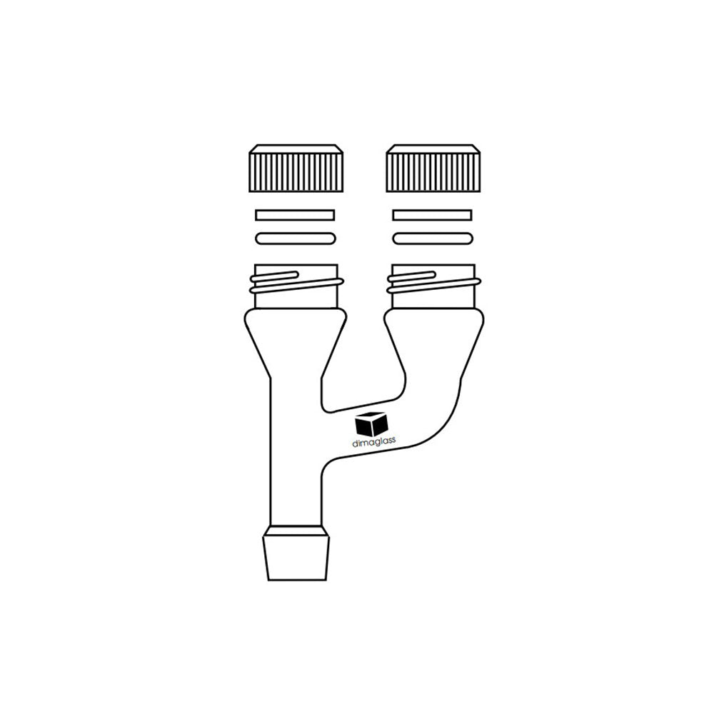 Adapter, Claisen Microscale, 14/10 Threaded