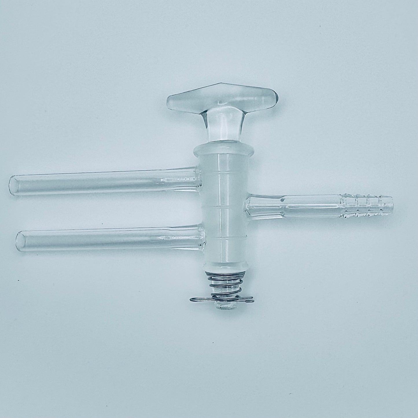 Stopcock, Double Oblique Bore, Glass 4mm Bore, 16.2/56 mm Plug