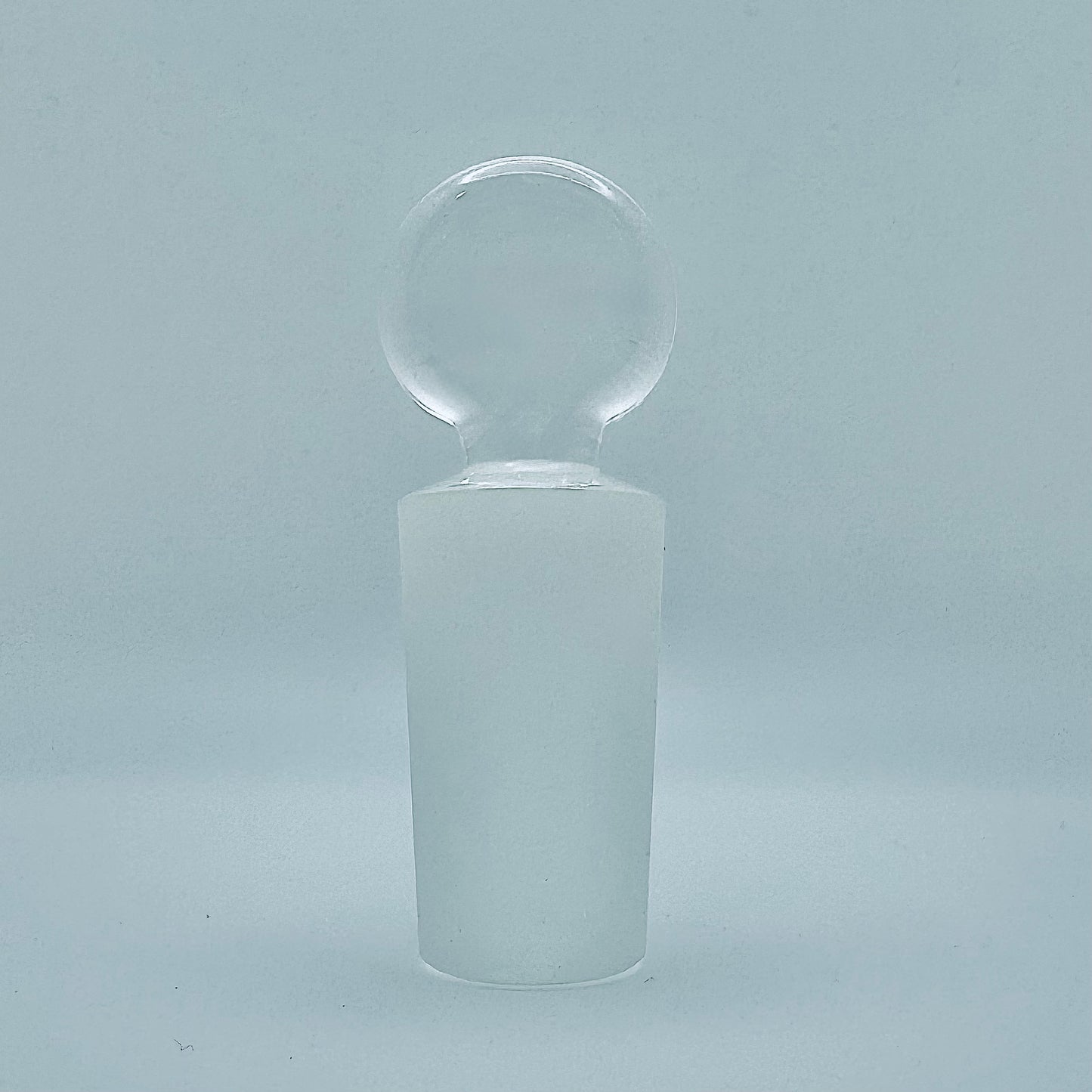 Stopper, Penny-head, Glass, Solid 14/20