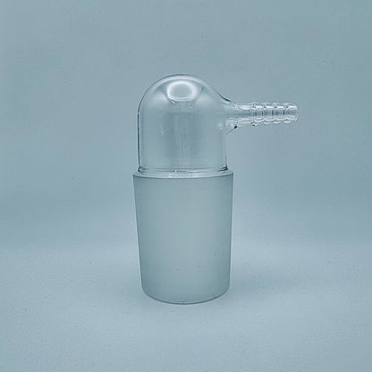 Adapter, Inlet, Inner Joint, 90 Deg 24/40 Joint Size, 10 mm Hose O.D.