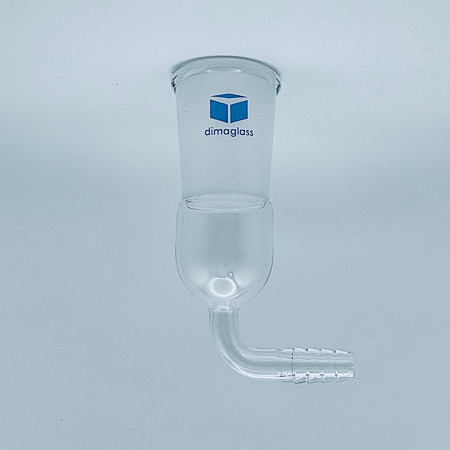 Adapter, Inlet, Outer Joint, 90 Deg 19/22 Joint Size, 10 mm Hose O.D.