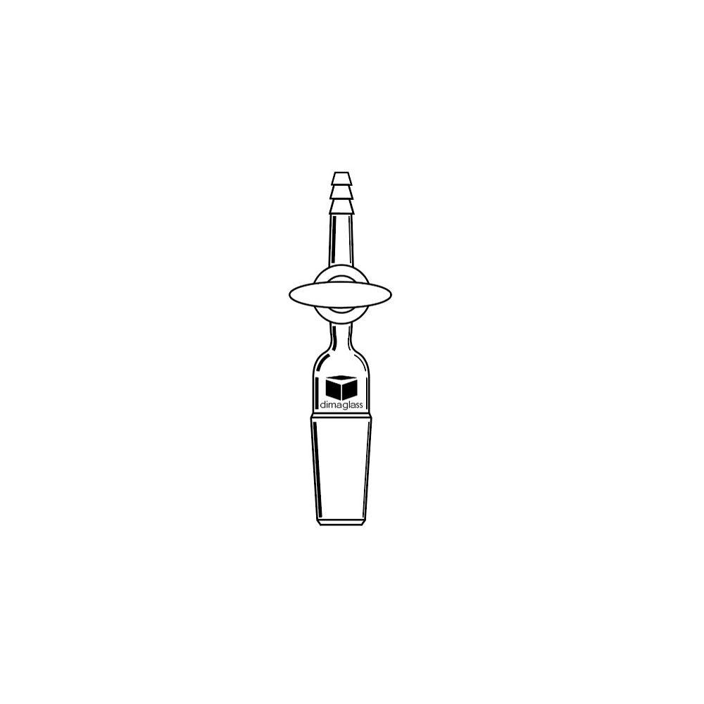 Adapter, Flow Control, Glass Stopcock 24/40 Joint Size