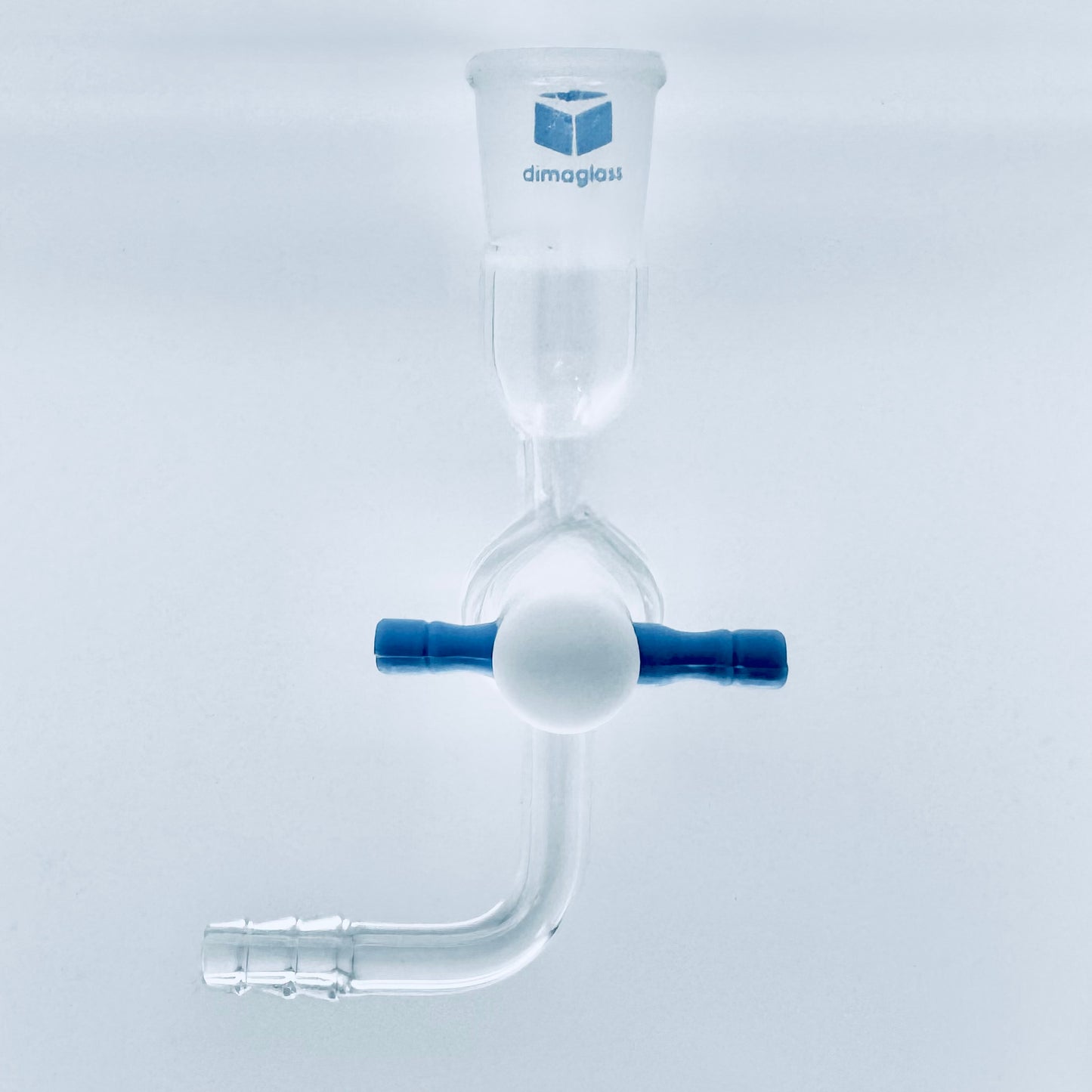 Adapter, Flow Control, Teflon Stopcock, 90 Deg 14/20 Joint Size