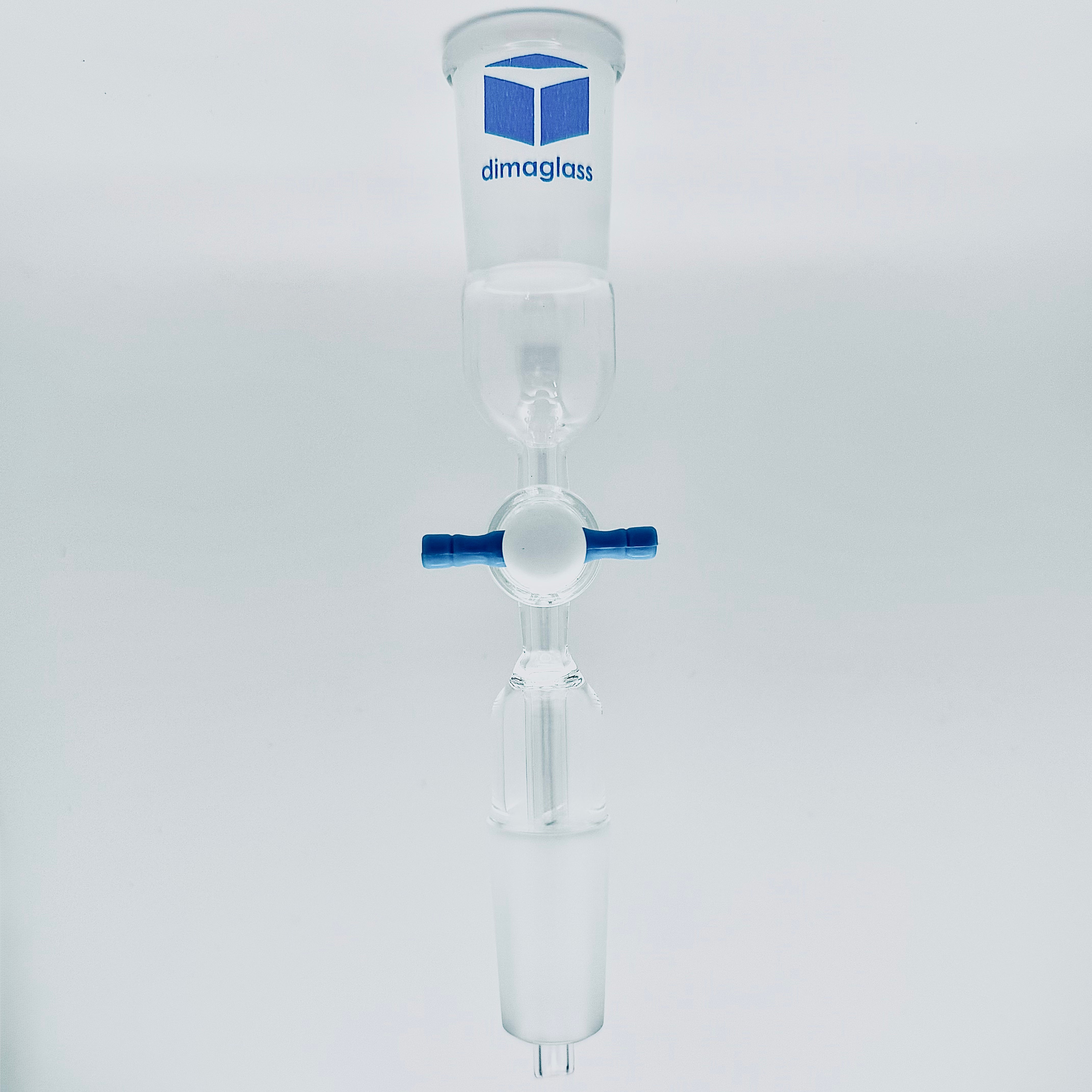 Adapter, Flow Control, Teflon Stopcock, Joint Size 19/22, Bore 2mm