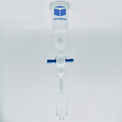 Adapter, Flow Control, Teflon Stopcock, Joint Size 19/22, Bore 2mm
