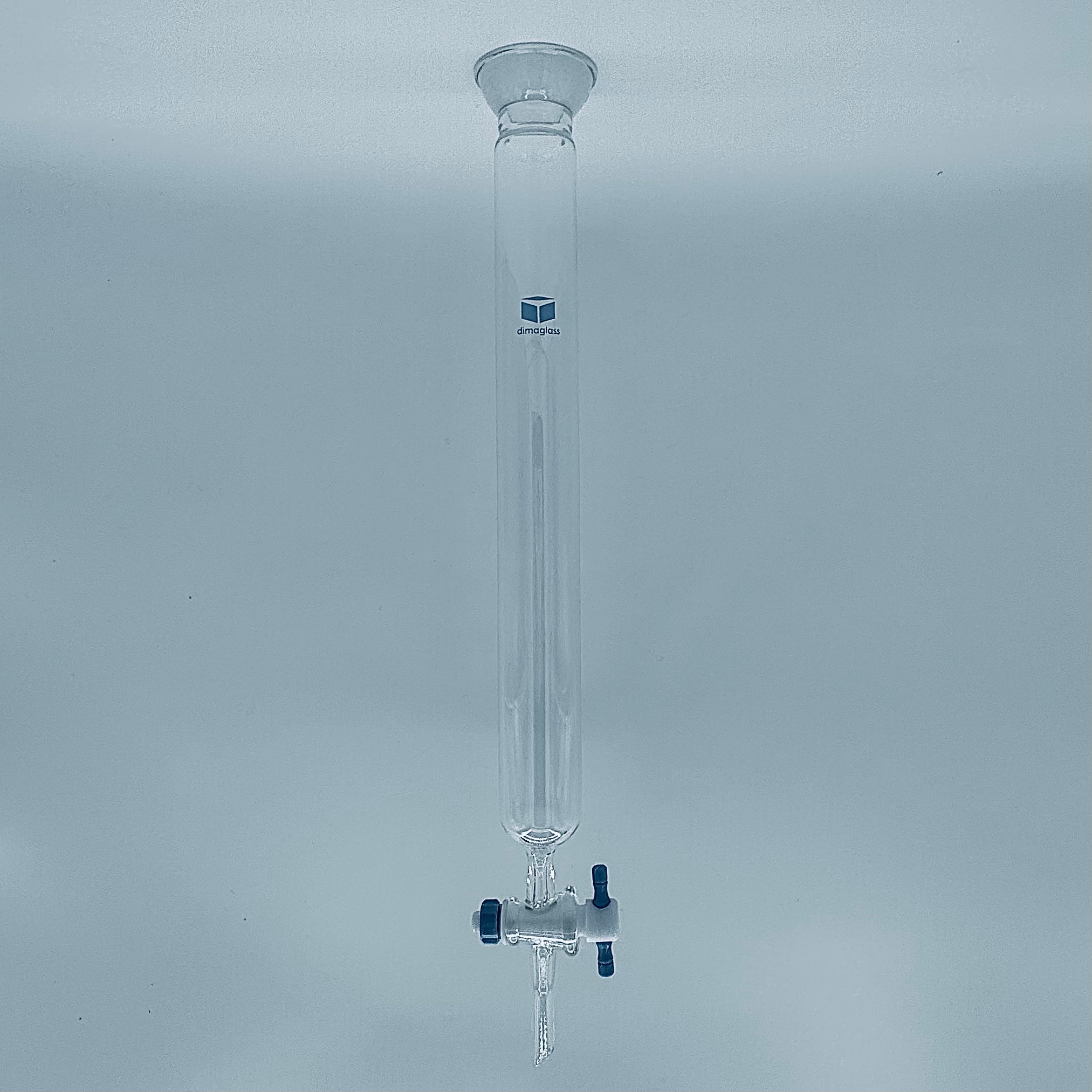 Chromatography Column, Teflon Stopcock Spherical Joint 1.6 (40) x 18 (457) in.(mm), Joint Size 35/20