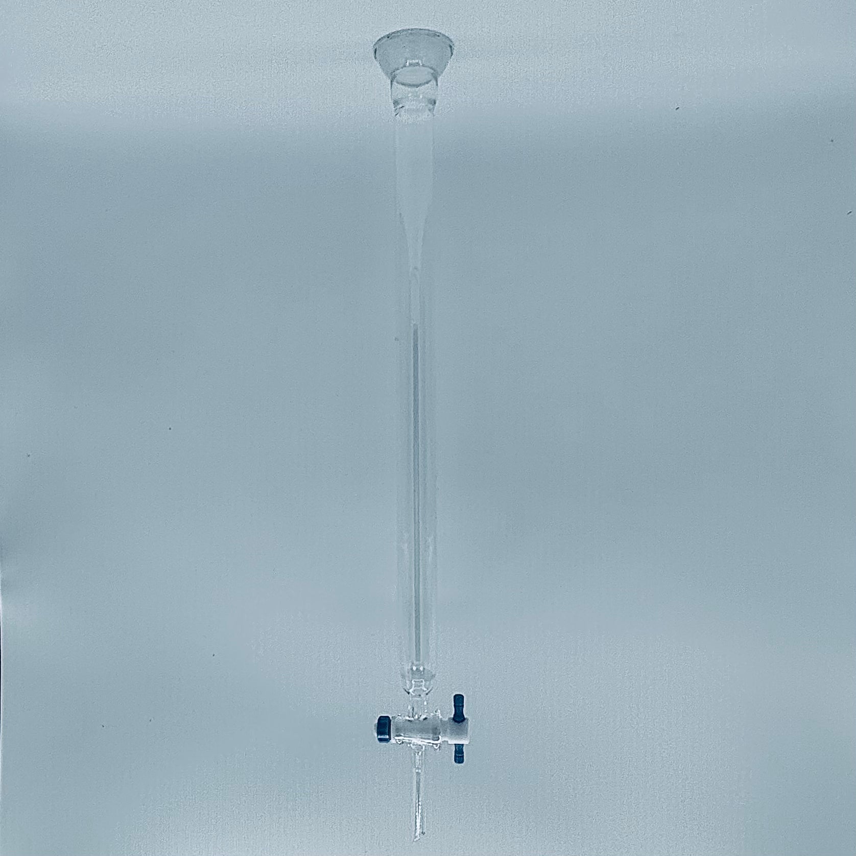 Chromatography Column, Teflon Stopcock Spherical Joint w/Fritted Disc 1.2 (30) x 12 (305) in.(mm), Joint Size 35/20