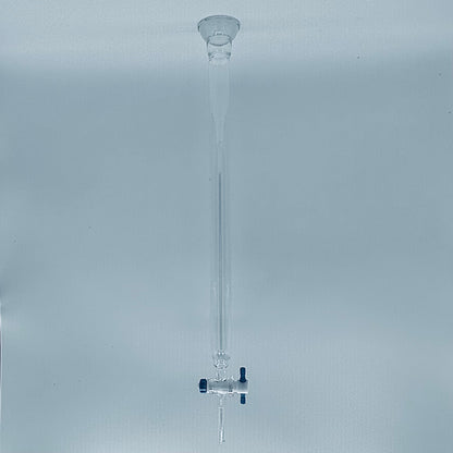 Chromatography Column, Teflon Stopcock Spherical Joint w/Fritted Disc 1.2 (30) x 12 (305) in.(mm), Joint Size 35/20