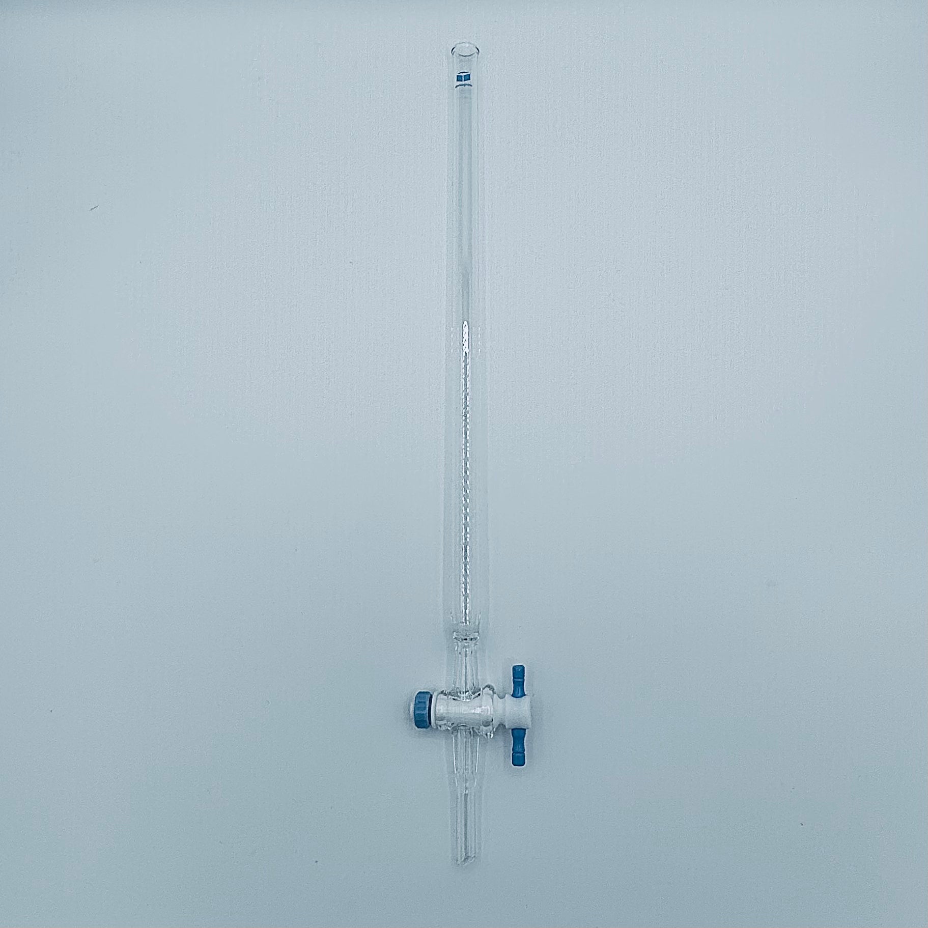 Chromatography Column, Teflon Stopcock w/Fritted Disc 1.2 (30) x 12 (305) in.(mm)