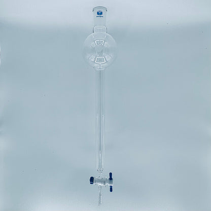 Chromatography Column, Teflon Stopcock, w/Reservoir 500 mL, 1.4 (35) x 12 (305) in.(mm), Joint Size 24/40