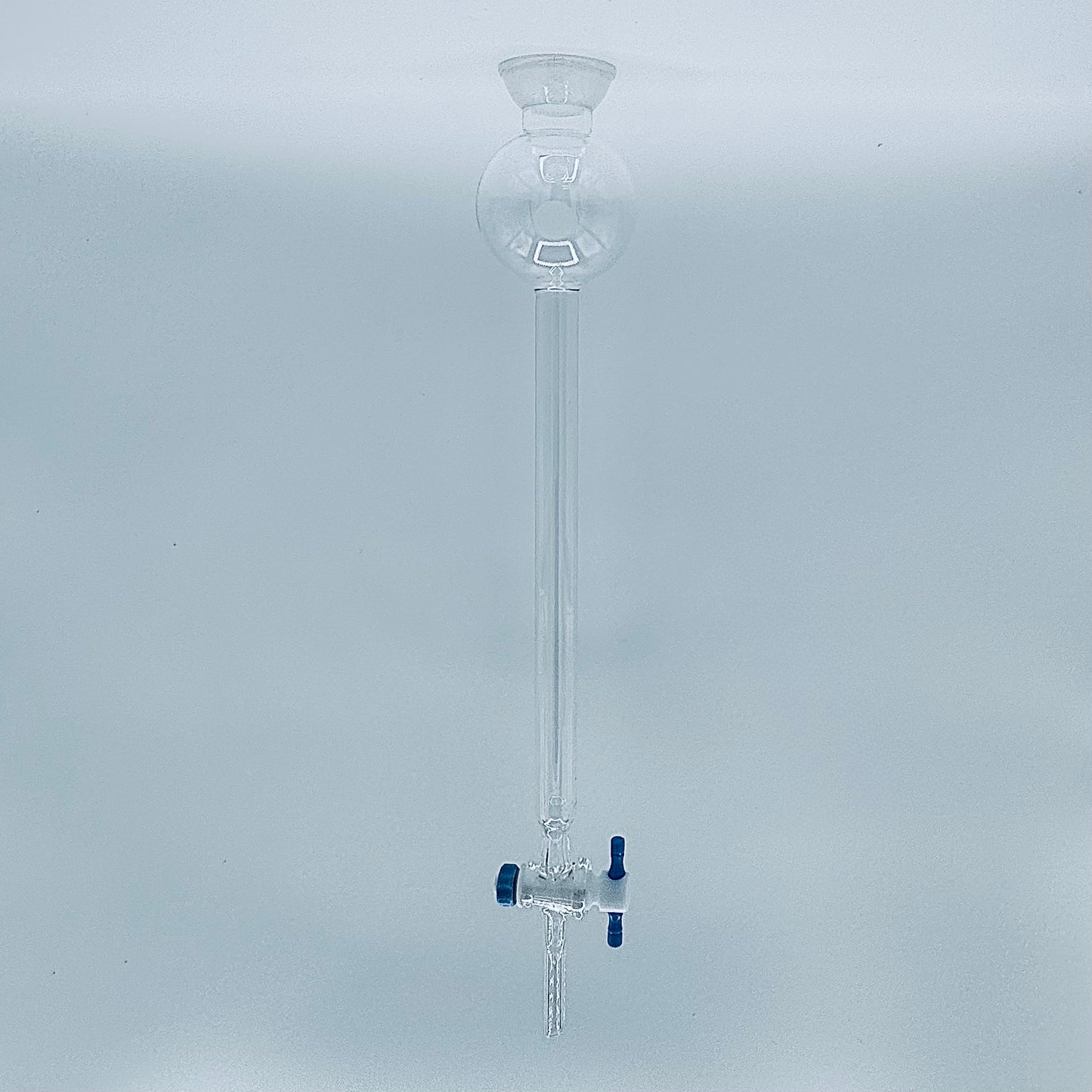 Chromatography Column, Teflon Stopcock, w/Reservoir 500 mL, 1.0 (25) x 18 (457) in.(mm), Ball Joint Size 35/20