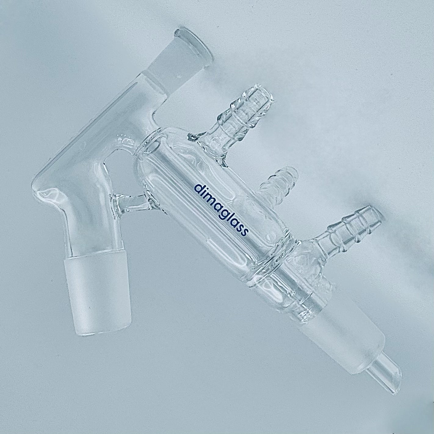 Distilling Head, Short Path 10/18 for Theromometer, 14/20