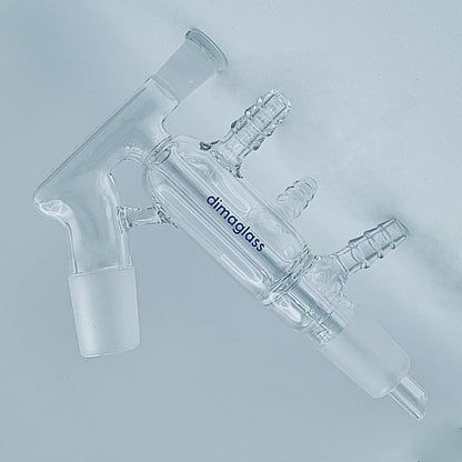 Distilling Head, Short Path 10/18 for Theromometer, 14/20