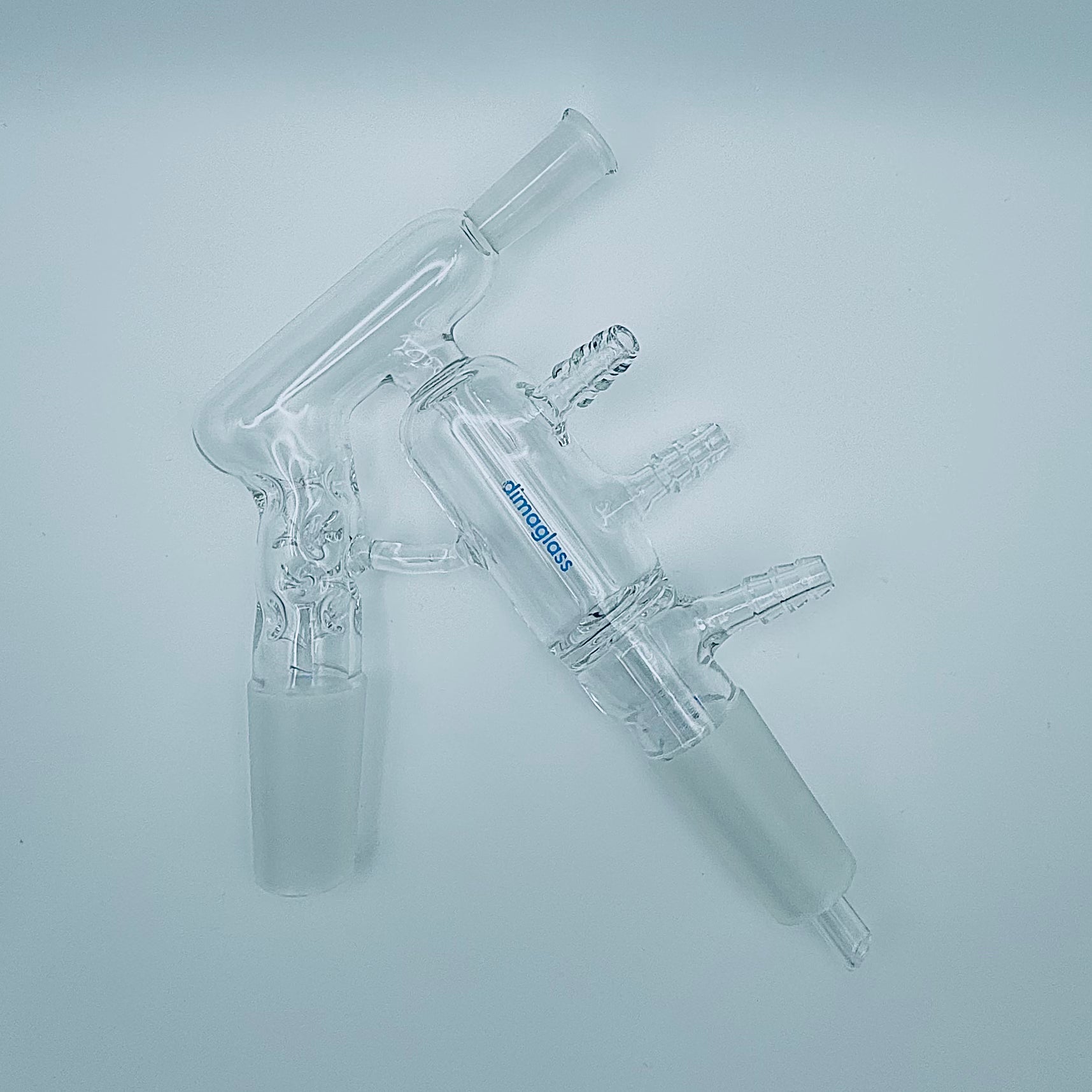 Distilling Head, Short Path, Vigreux 10/30 for Theromometer, 24/40