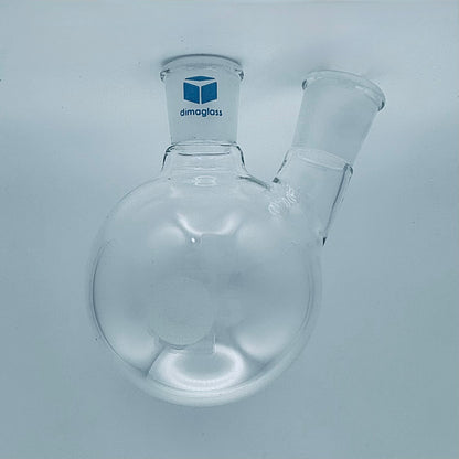 Flask, Two Neck, Angled Center 14/20, Side 14/20, 50 mL