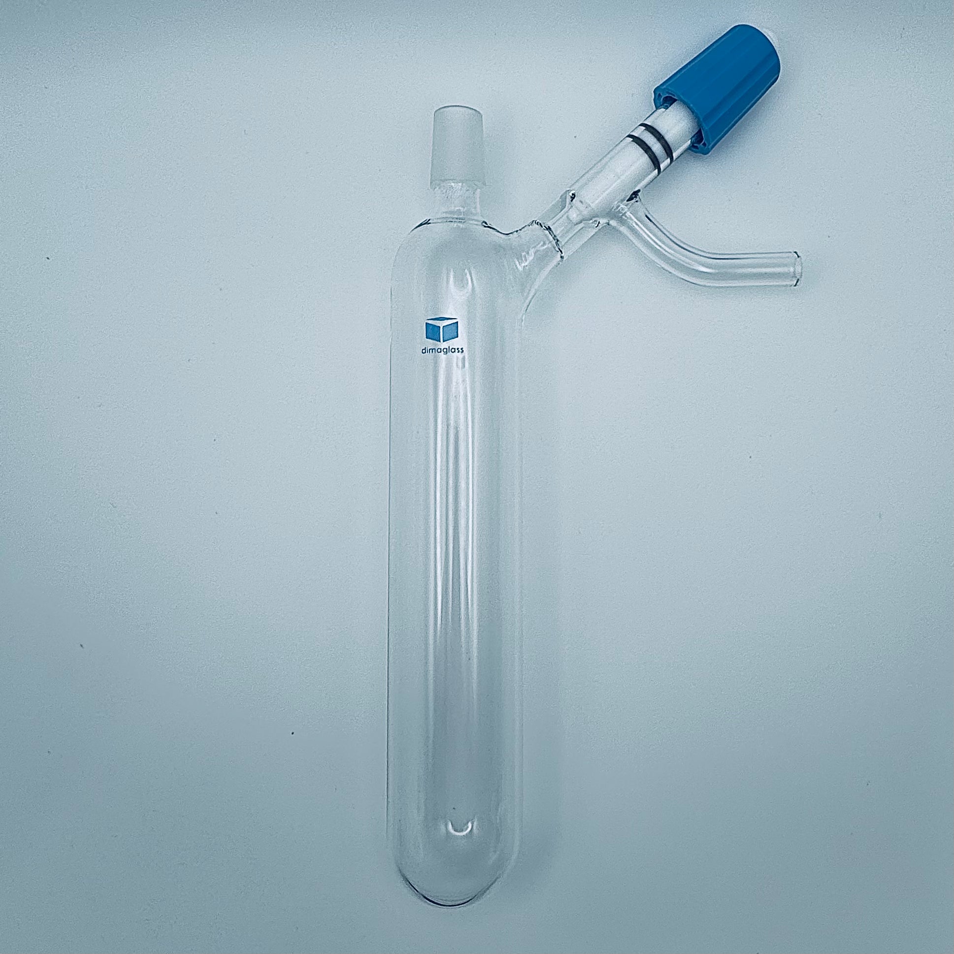 Flask, Reaction Tube, High Vacuum Valve 14/20, 25 mL
