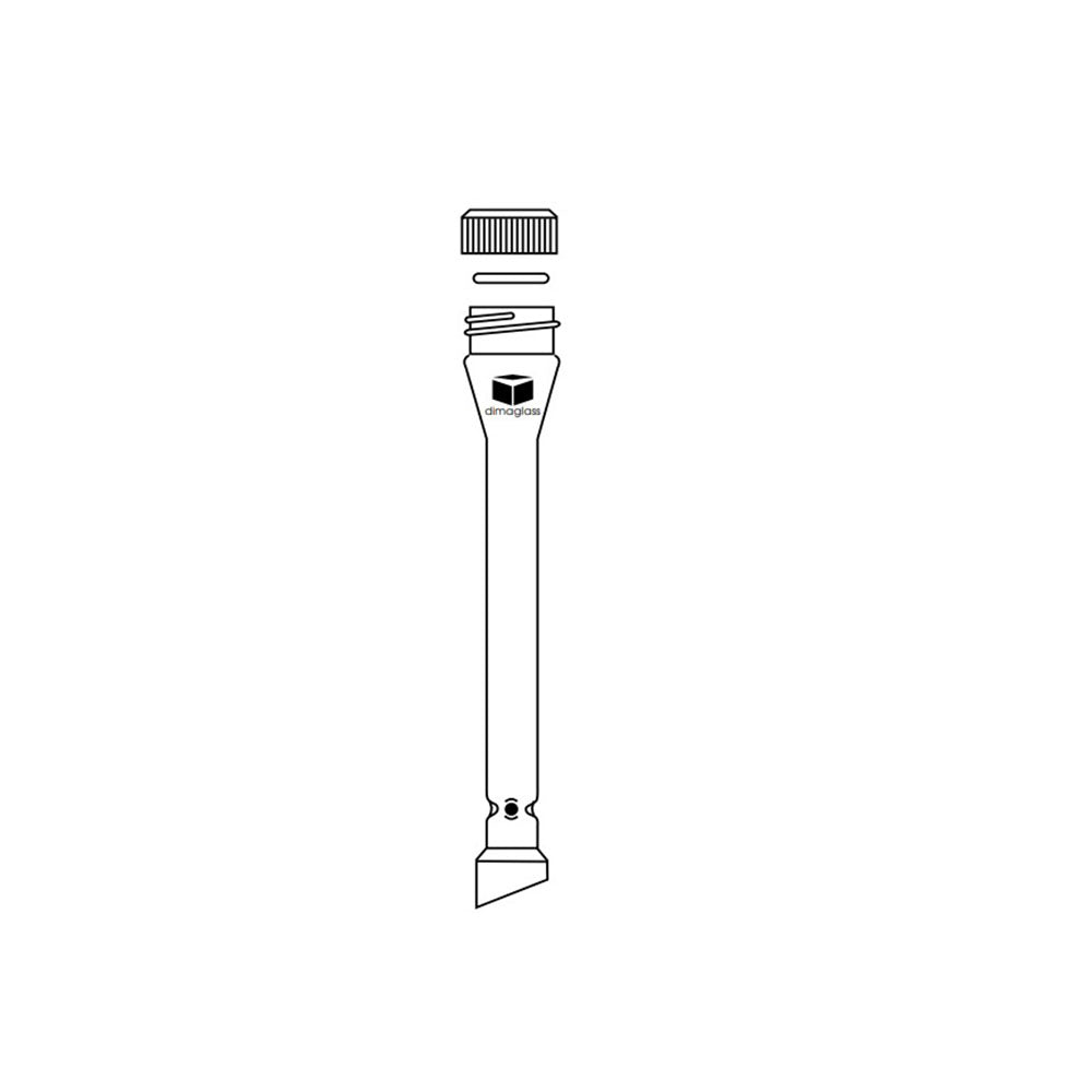 Condenser, Air Reflux, Vigreux Microscale, 14/10 Threaded