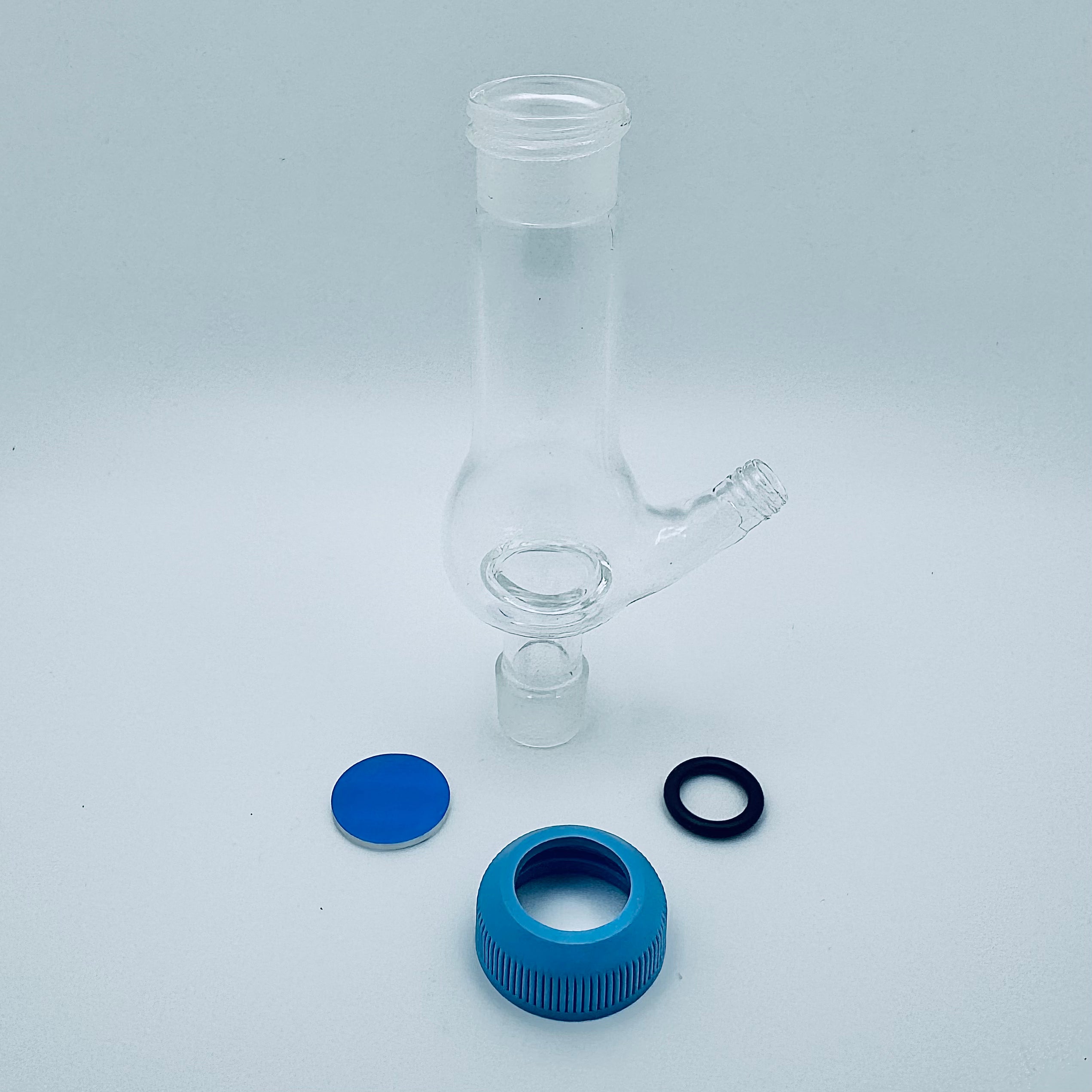 Hickman Still Head, with Side Port Microscale, 14/10 Threaded