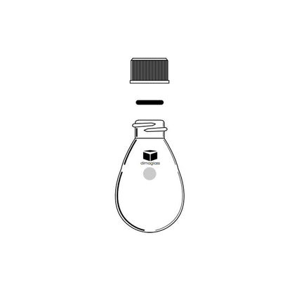 Flask, Recovery Microscale, 14/10 Threaded, 5 mL