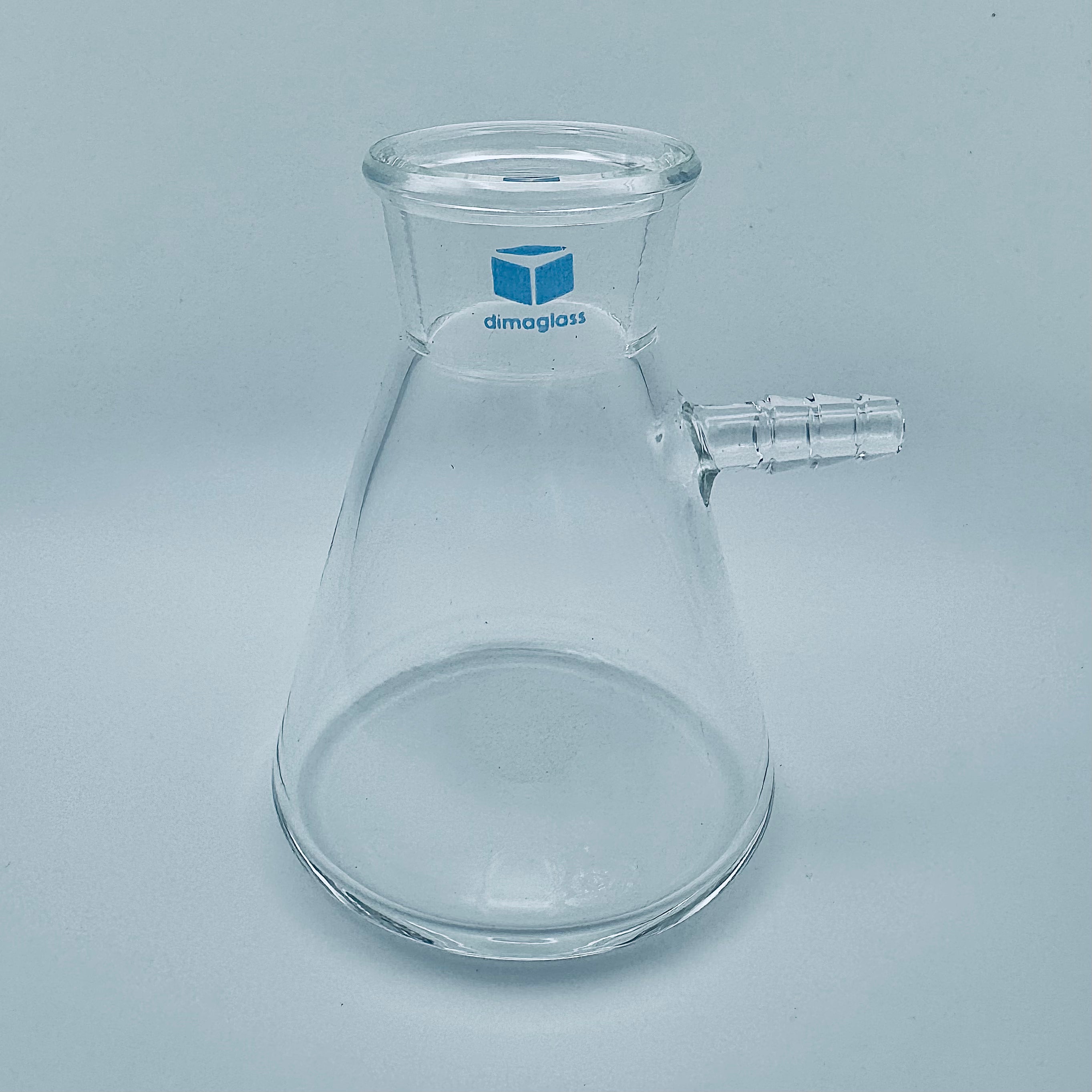 Flask, 25mL, Filtering, # 3 Rubber Stopper, With Hose Connection
