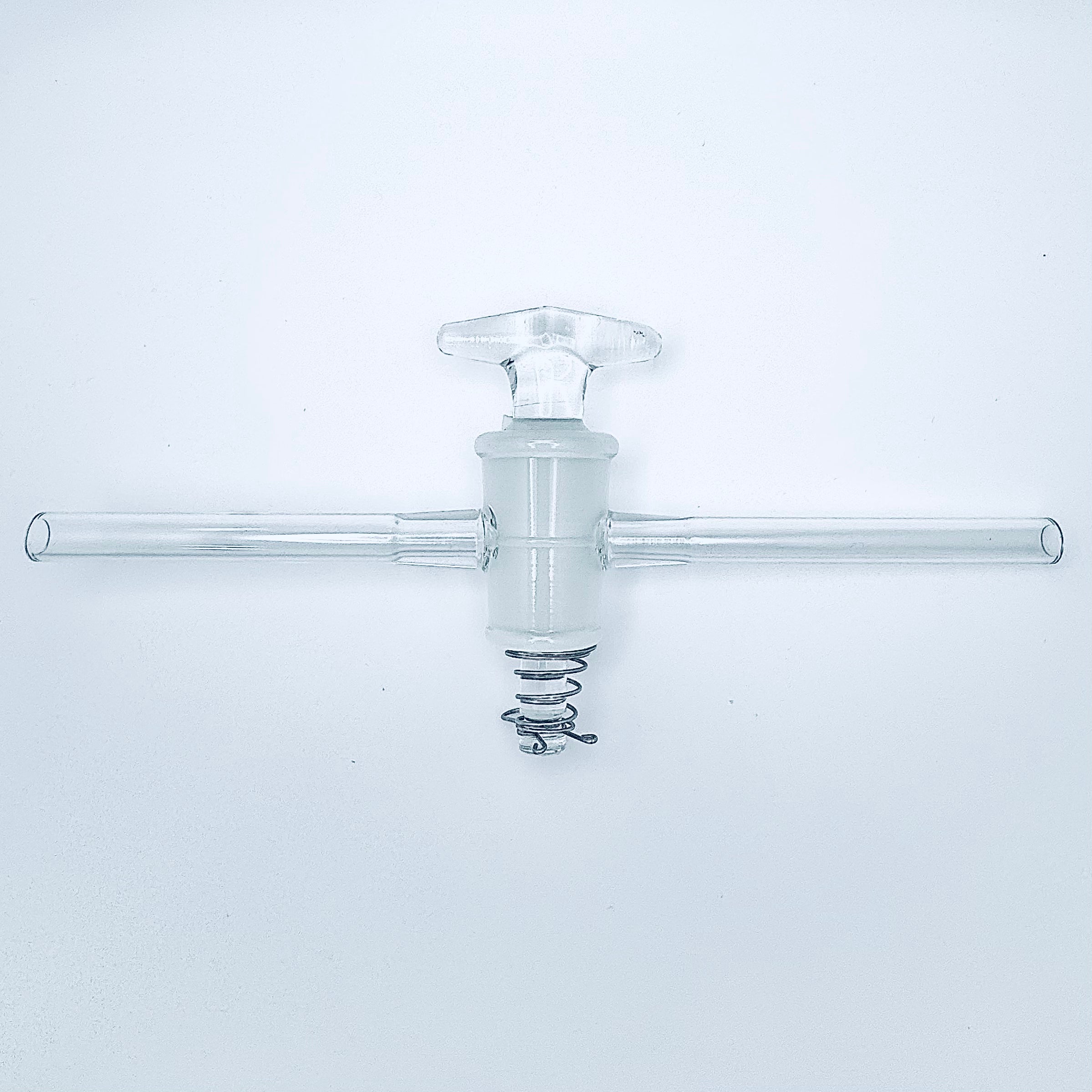 Stopcock, Straight Bore, Glass 2mm Bore, 12/30 mm Plug