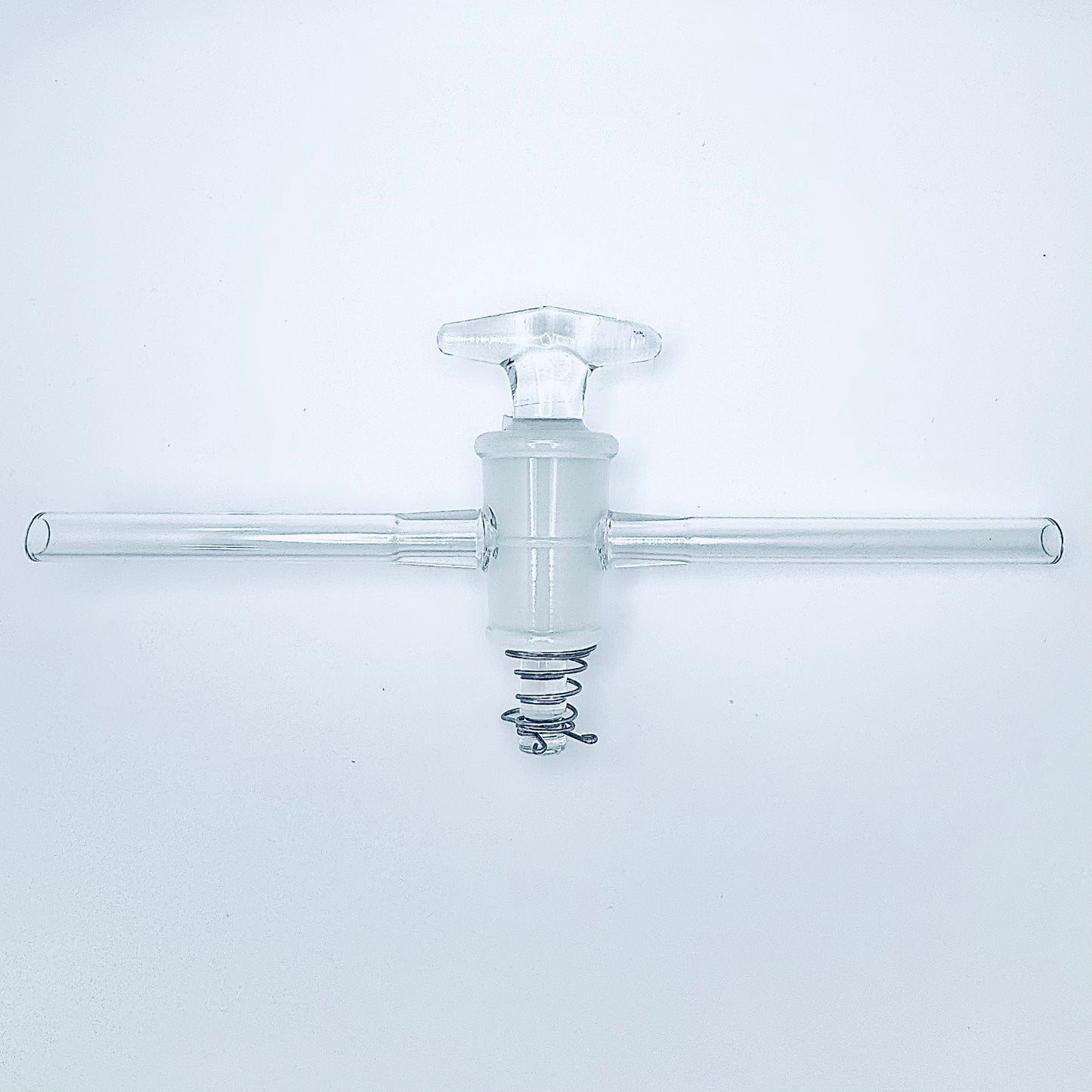 Stopcock, Straight Bore, Glass 2mm Bore, 12/30 mm Plug