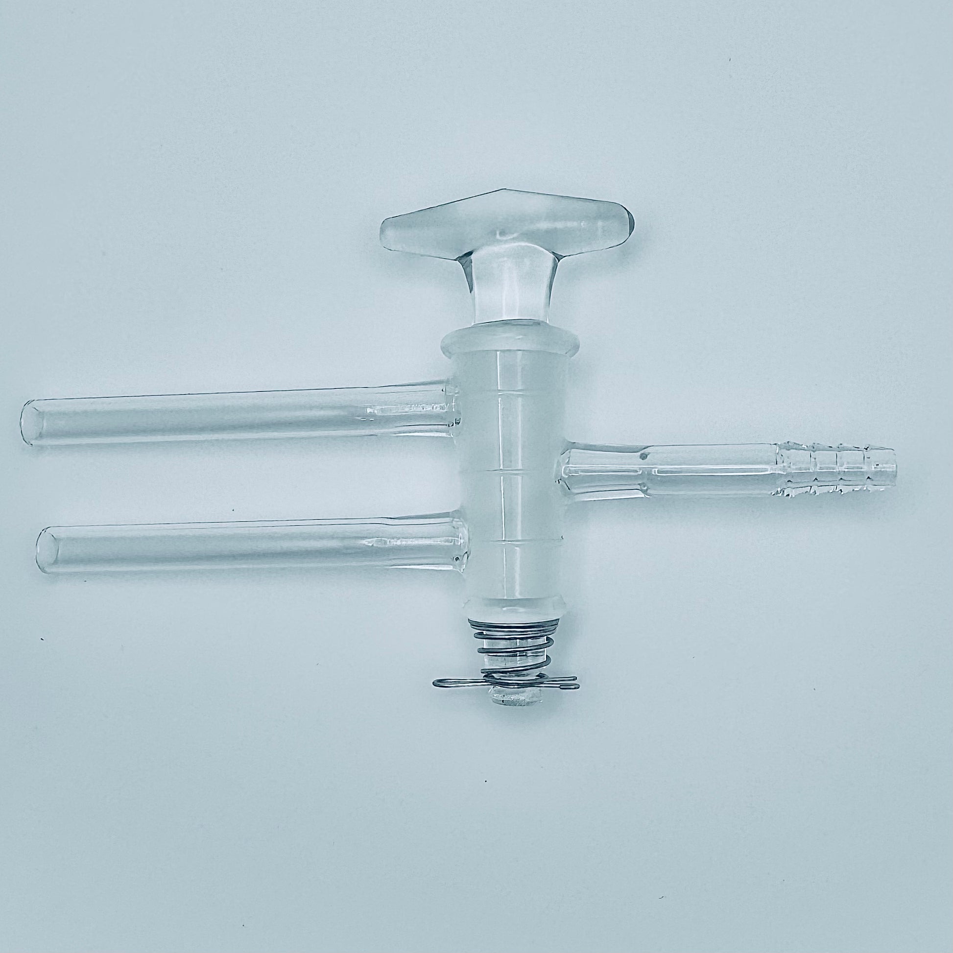 Stopcock, Double Oblique Bore, Glass 4mm Bore, 16.2/56 mm Plug