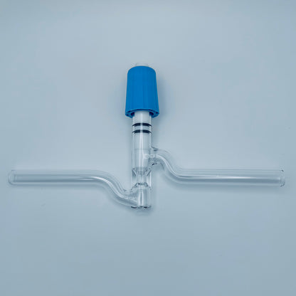 Valve,Teflon, High Vacuum,180 Deg 0-4mm Bore, Integral Teflon tip