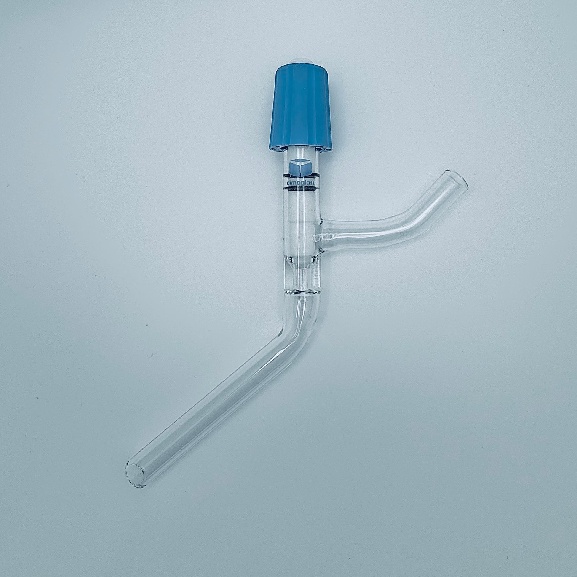 Valve,High Vacuum, 90 Deg 0-8mm Bore, Integral Teflon tip