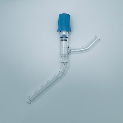 Valve,High Vacuum, 90 Deg 0-8mm Bore, Integral Teflon tip