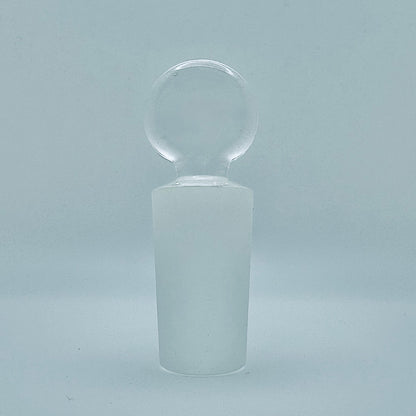 Stopper, Penny-head, Glass, Solid 10/18