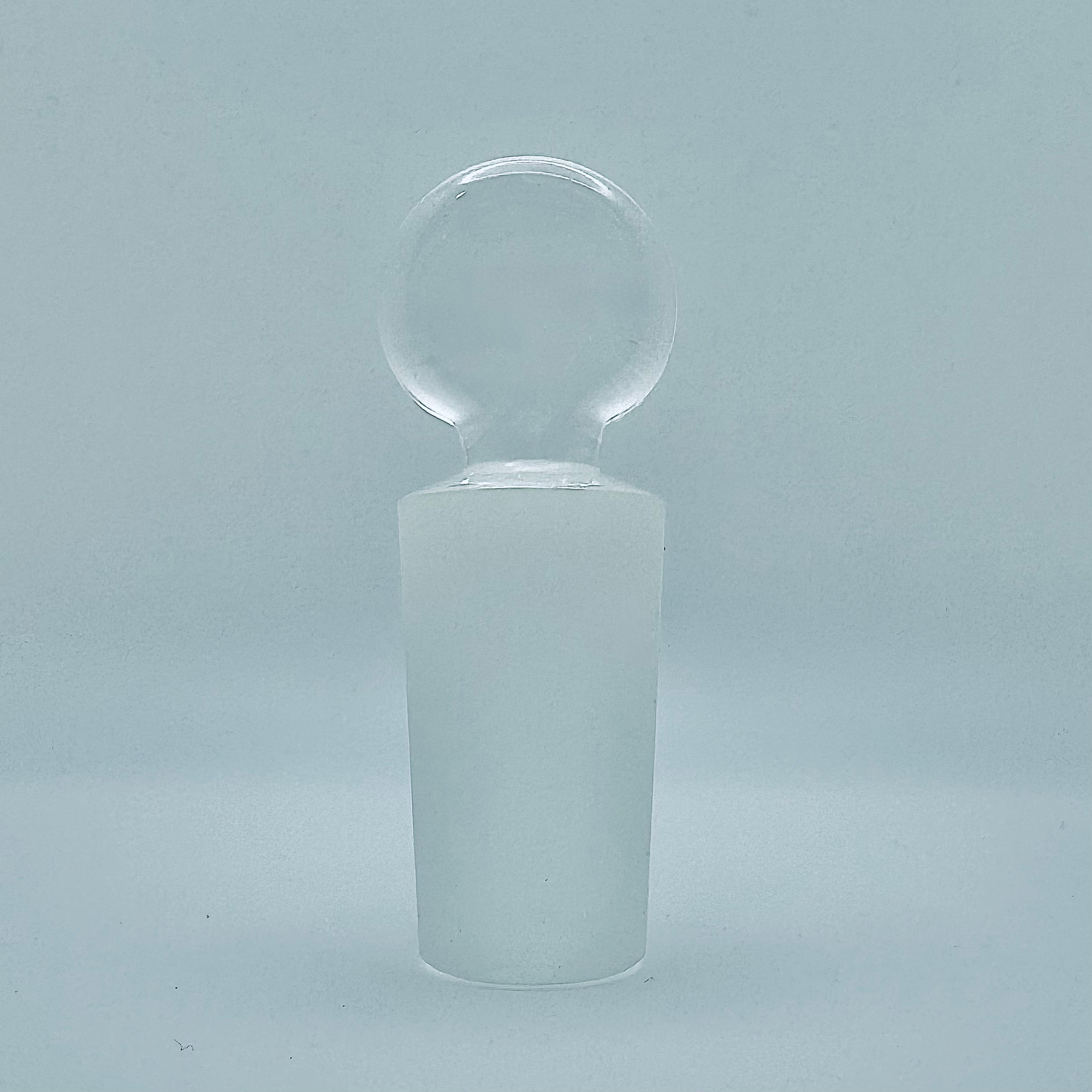 Stopper, Penny-head, Glass, Solid 19/22