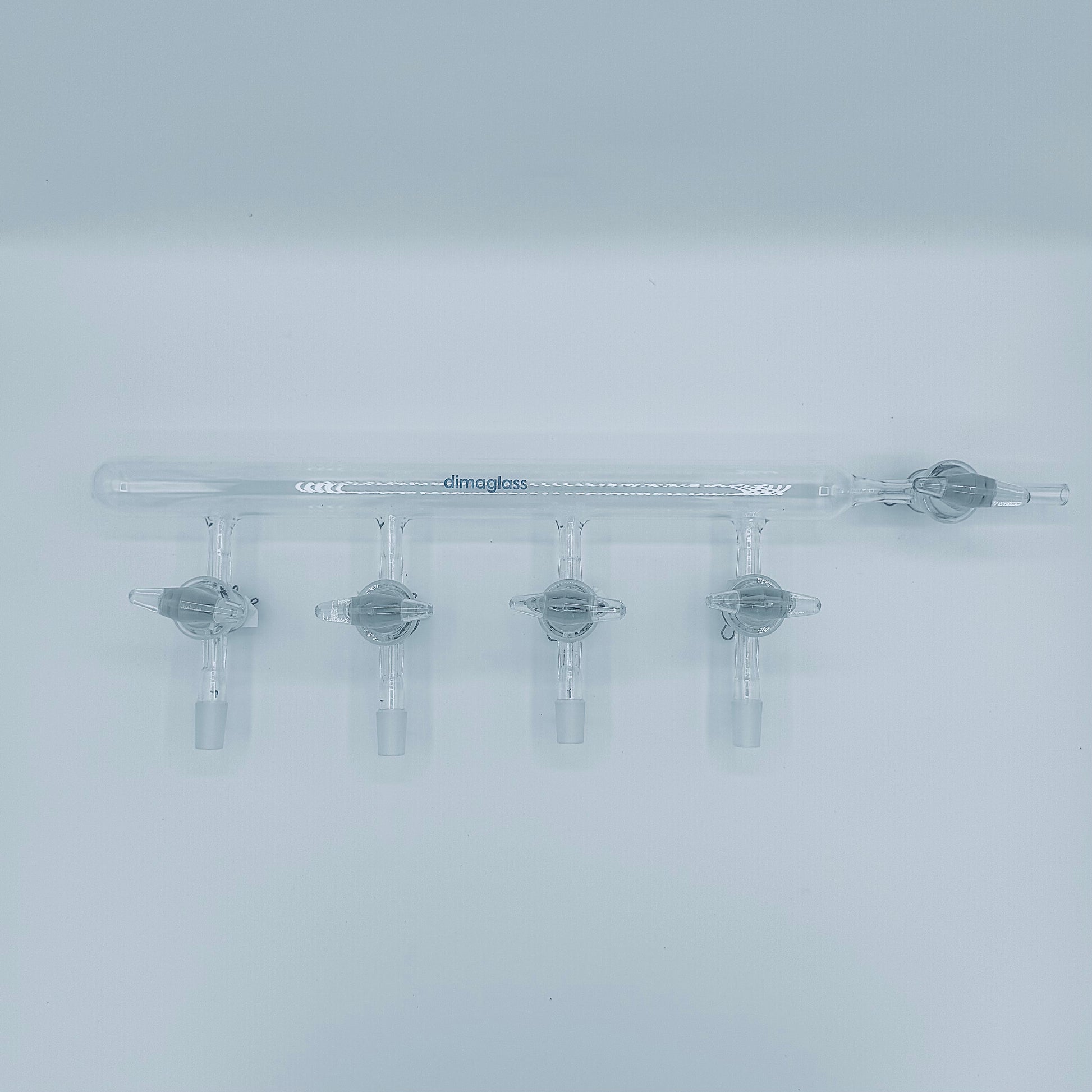 Manifold, Saingle, Solid Glass Stopcocks 4 Ports 24/40