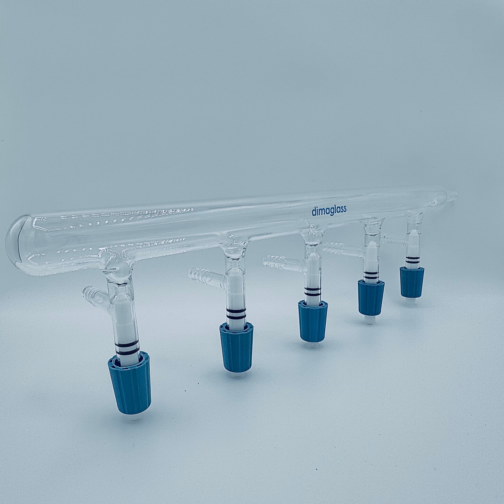 Manifold, Single, High Vacuum Valves,0-4mm Bore,Overall width 260mm,3 Ports
