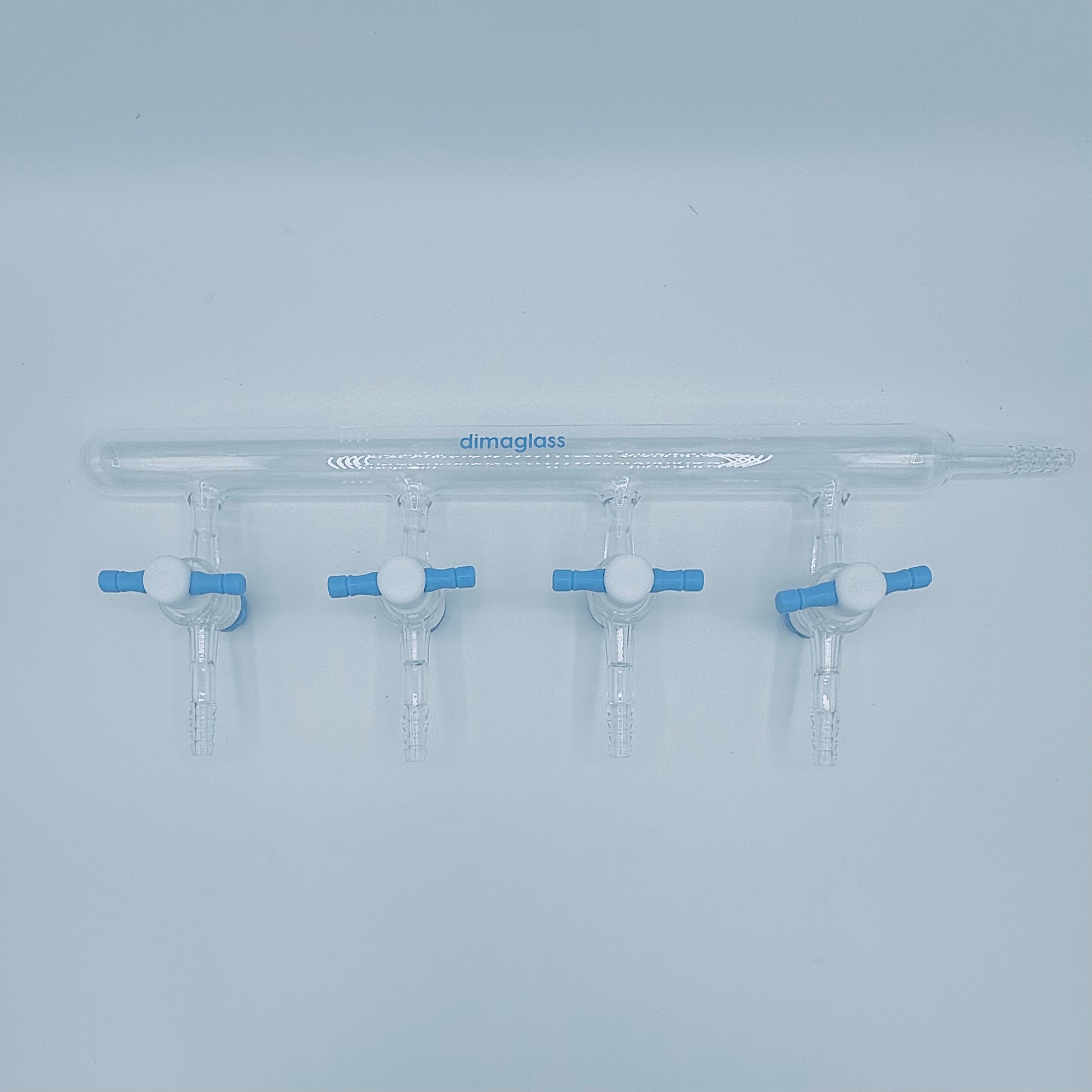 Manifold, Single, Teflon Stopcocks 6 Ports, 2mm Bore